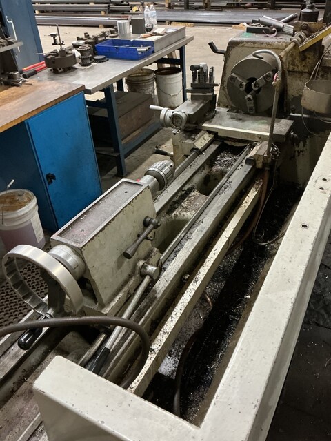 Willis #CP-1550, Microcut engine lathe, 2-1/4" hole thru spindle, inch/metric, Newall digital read out - Image 9