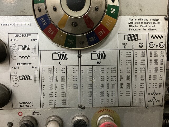Willis #CP-1550, Microcut engine lathe, 2-1/4" hole thru spindle, inch/metric, Newall digital read out - Image 4