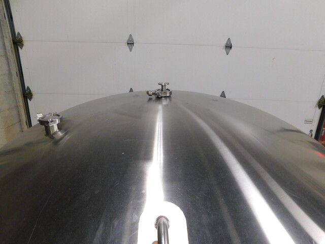 465 gallon Walker, 304 Stainless Steel tank, 15 BBL, coned top & bottom, 16" x 20" manway, CIP spray ball, 14 - Image 6