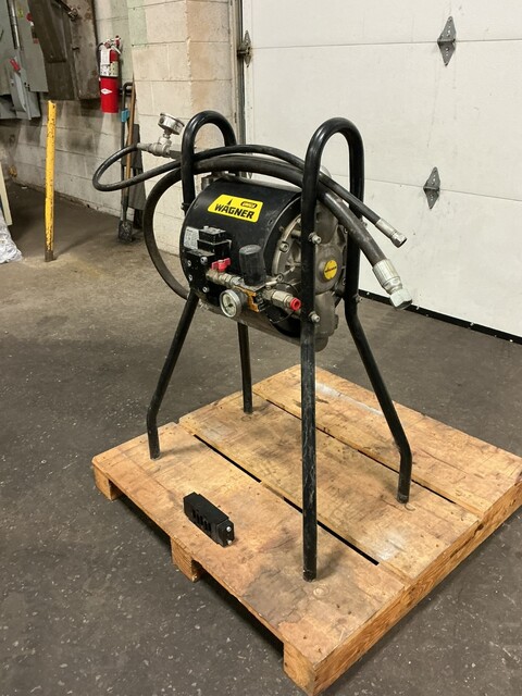 Wagner #Unica-4-270, medium pressure double diaphragm pump, 4.5:1 ratio, 270 centers delivery, 392 PSI. - Image 4