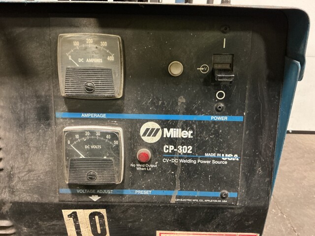 Miller #CP-302, CV/DC welding power source, 300 A. output, 32 V., 200/230/460 V., 3 Ph., 60 Hz., 12.3 KW - Image 8