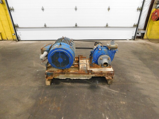 Warman #3/2-AH, slurry pump, 40 HP motor, 1780 RPM, 460 V., 3 Ph., 324T frame, TEFC, metal lined, w/ belt - Image 2