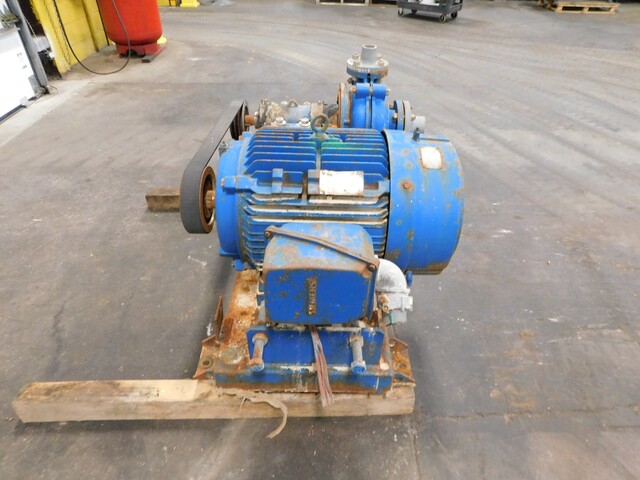 Warman #3/2-AH, slurry pump, 40 HP motor, 1780 RPM, 460 V., 3 Ph., 324T frame, TEFC, metal lined, w/ belt - Image 4