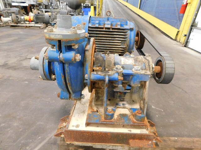 Warman #3/2-AH, slurry pump, 40 HP motor, 1780 RPM, 460 V., 3 Ph., 324T frame, TEFC, metal lined, w/ belt - Image 10