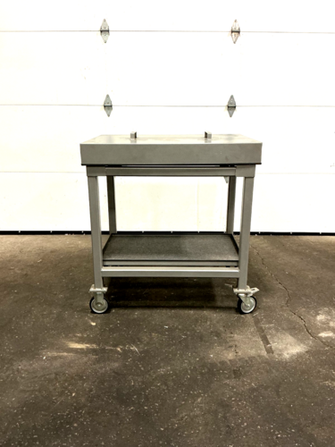 36" x 2 4" x 4" MHC, granite surface inspection plate table, NEW - Image 1