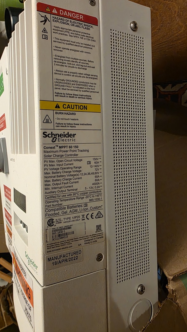Schneider Electric #Conext-XW-Pro, 48V Solar Inverter Package, charge controller, 150 VDC power distribution - Image 3