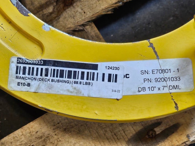 Epiroc #2692001033, Deck Bushing - Image 2