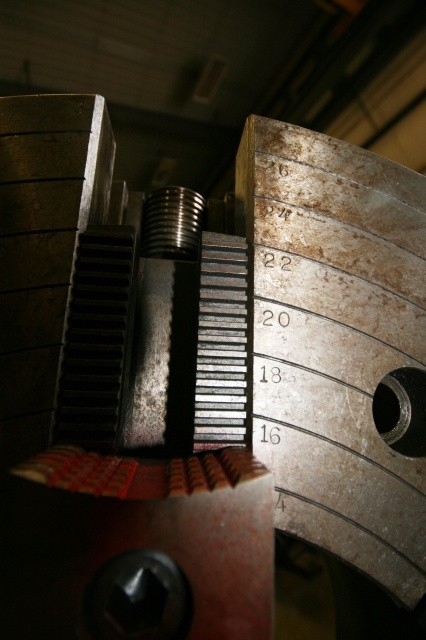 12" Warner & Swasey, 4-jaw chuck, 12" bore, #10336 - Image 8