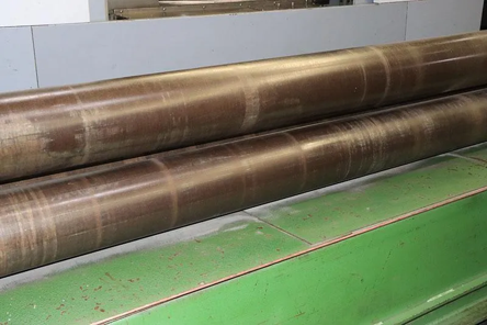 12' x 10 gauge Hassleholms Roundo #PA-185/12, 3-Roll Hydraulic Plate Bending Roll, 7.3" diameter roll, 5.5 - Image 5