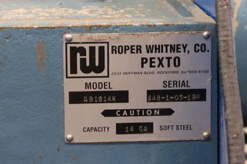 Roper Whitney #AB1014K, CNC Folder, autobrake - Image 8