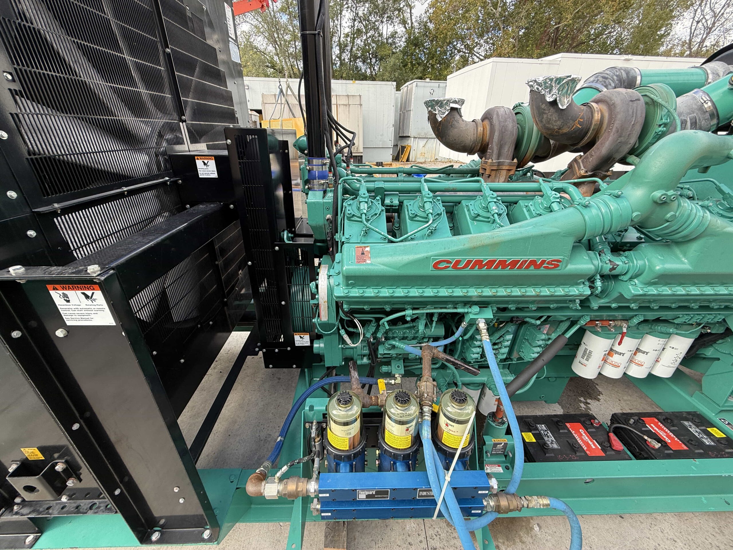 1,500 KW Cummins #DQGAB, diesel generator set, 277/480V., 3-Ph., 60 Hz, standby, 1800 RPM, QSKTA50-GE engine - Image 3