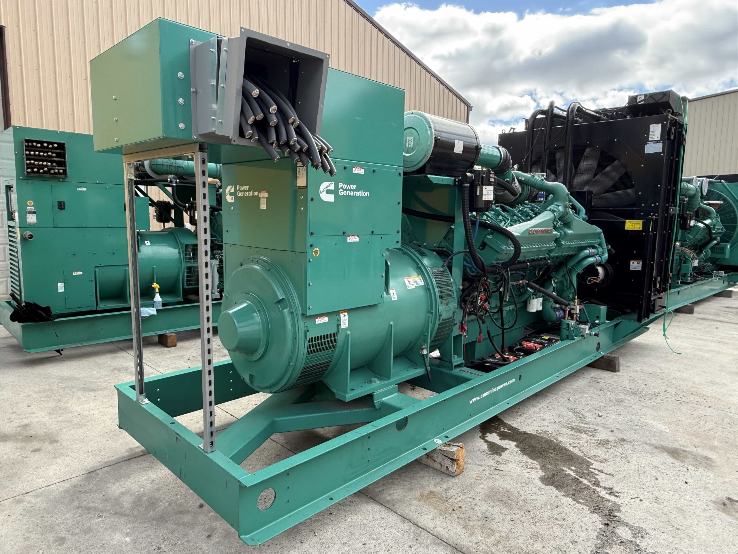 1,500 KW Cummins #DQGAB, diesel generator set, 277/480V., 3-Ph., 60 Hz, standby, 1800 RPM, QSKTA50-GE engine - Image 7