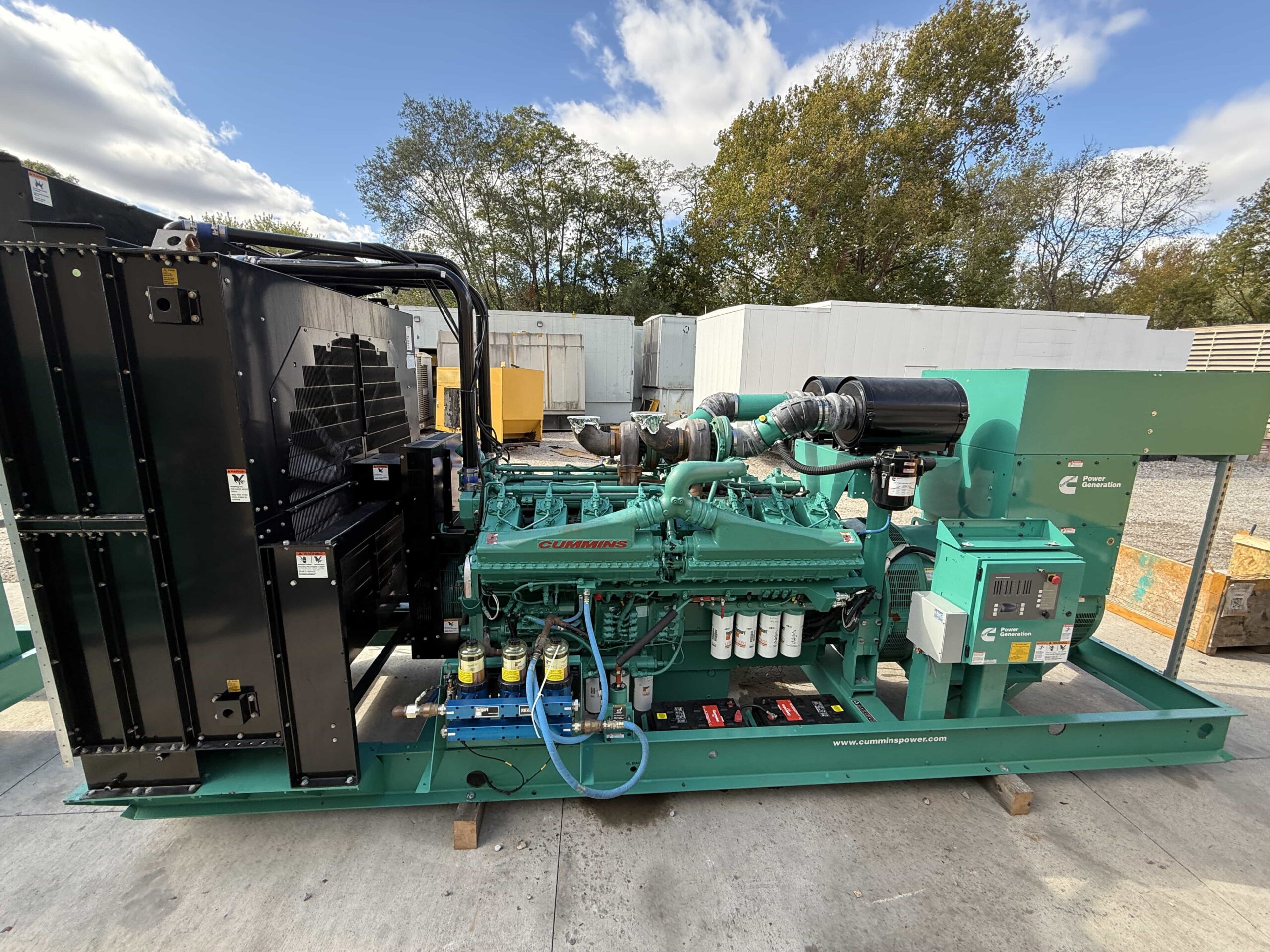 1,500 KW Cummins #DQGAB, diesel generator set, 277/480V., 3-Ph., 60 Hz, standby, 1800 RPM, QSKTA50-GE engine - Image 8