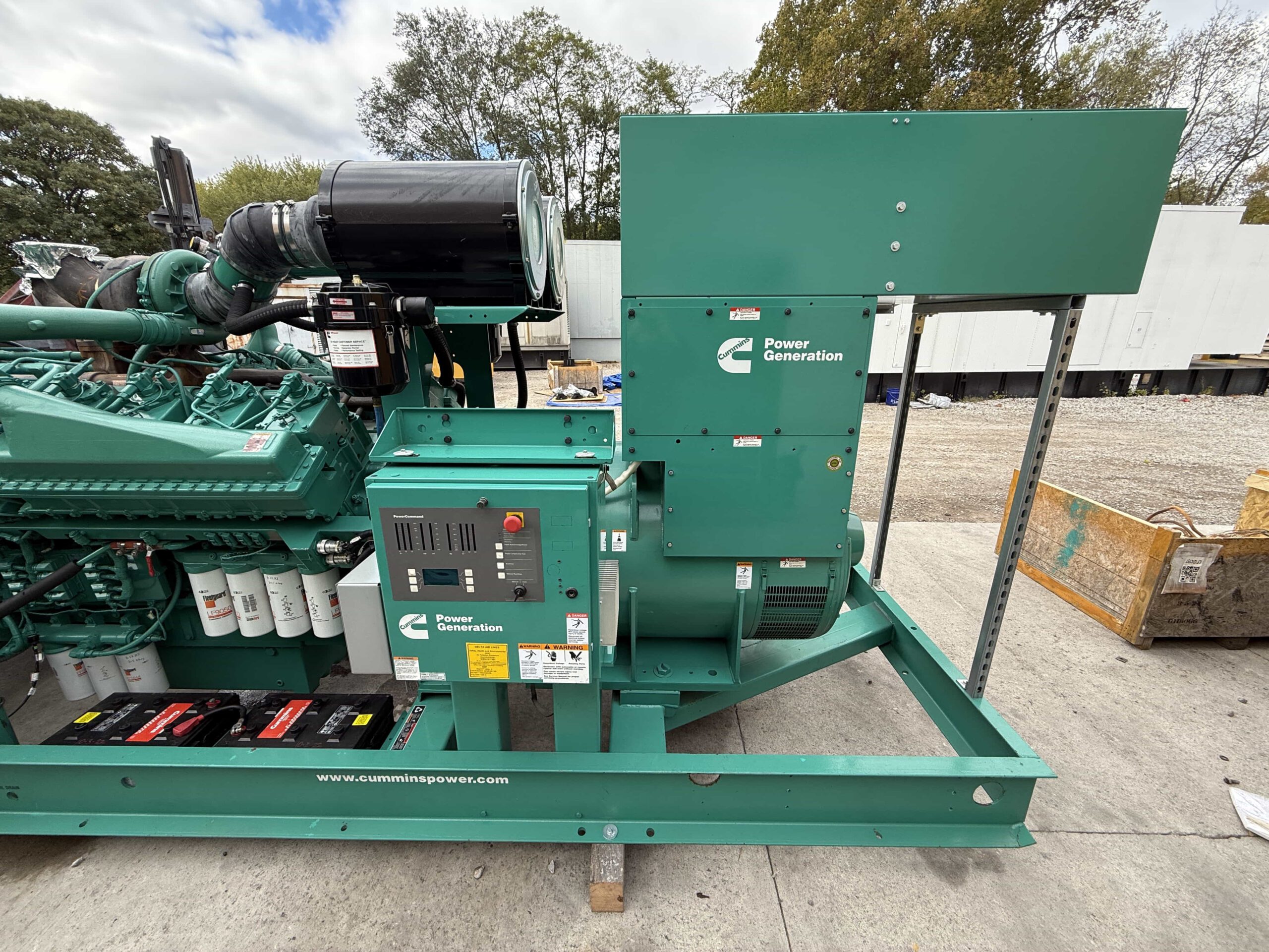1,500 KW Cummins #DQGAB, diesel generator set, 277/480V., 3-Ph., 60 Hz, standby, 1800 RPM, QSKTA50-GE engine - Image 9