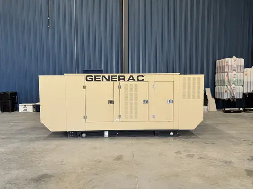 135 KW Generac #10J5705, diesel generator set, 277/480V., 3-Ph., 60 Hz, John Deere 6068HF485T engine, sound - Image 1