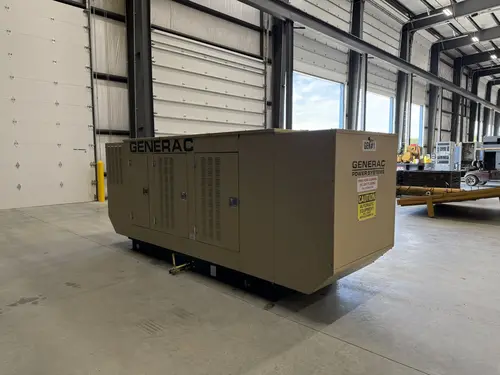 135 KW Generac #10J5705, diesel generator set, 277/480V., 3-Ph., 60 Hz, John Deere 6068HF485T engine, sound - Image 4