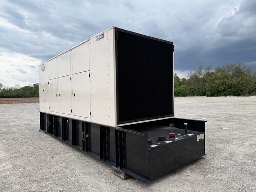 800 KW Caterpillar #D800GC, diesel generator set, 480V., 3-Ph., 60 Hz, standby, 1800 RPM, C27 engine, sound - Image 4