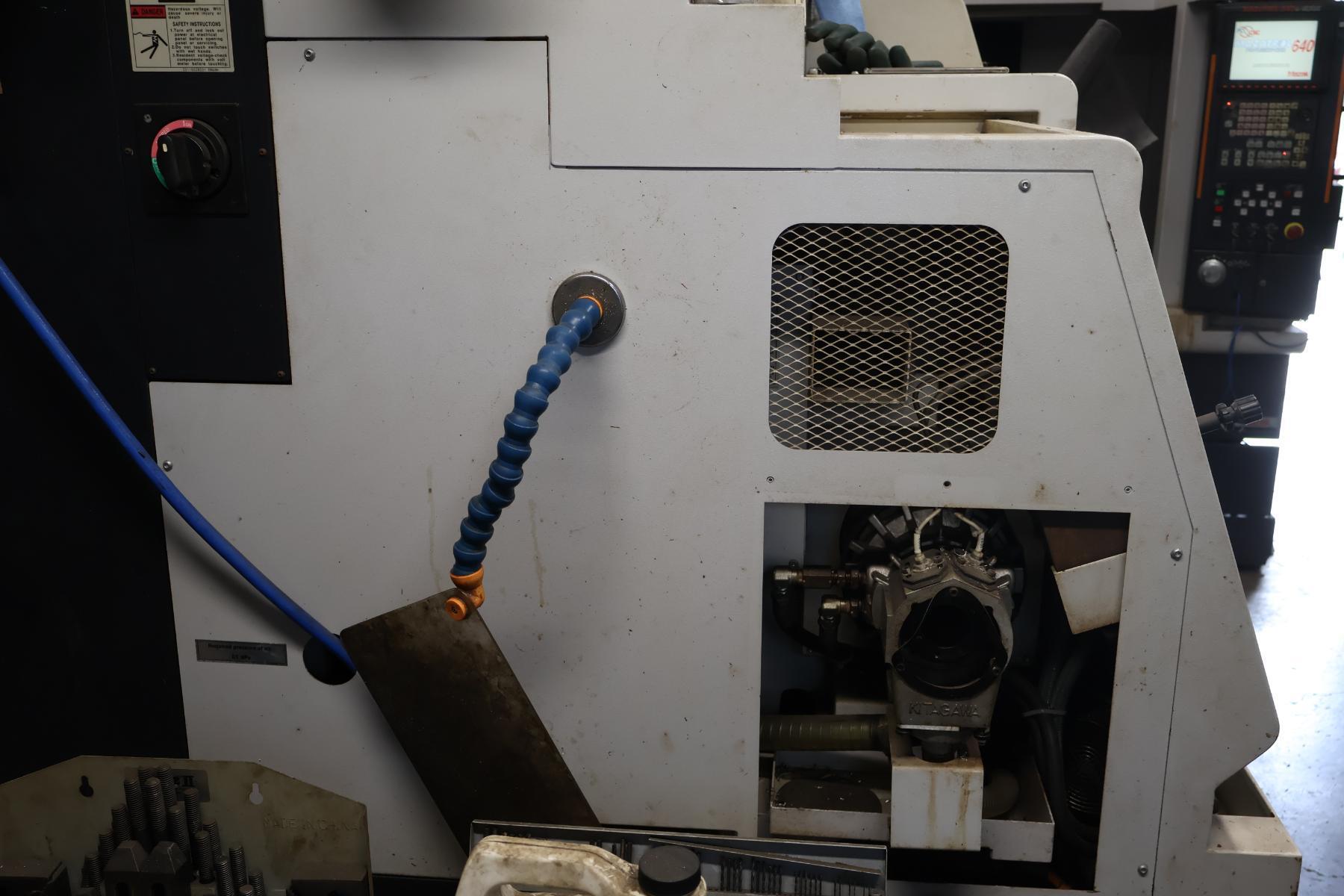 Mazak #QTN-100P, CNC turning center, 21.6" swing, 6" chuck, 3-jaw, 2" bar, 11" diameter, 12.1" length, 12 - Image 3