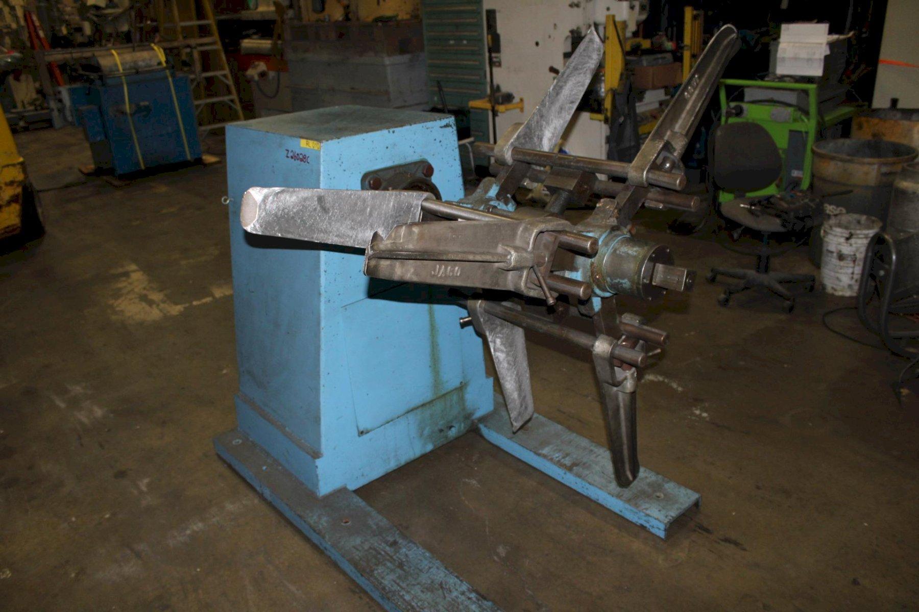 4000 lb. Jaco #JVRE-4024-01, non-motorized uncoiler, 24" width, 72" outside dimensions, 16"-20" ID, 28" - Image 2