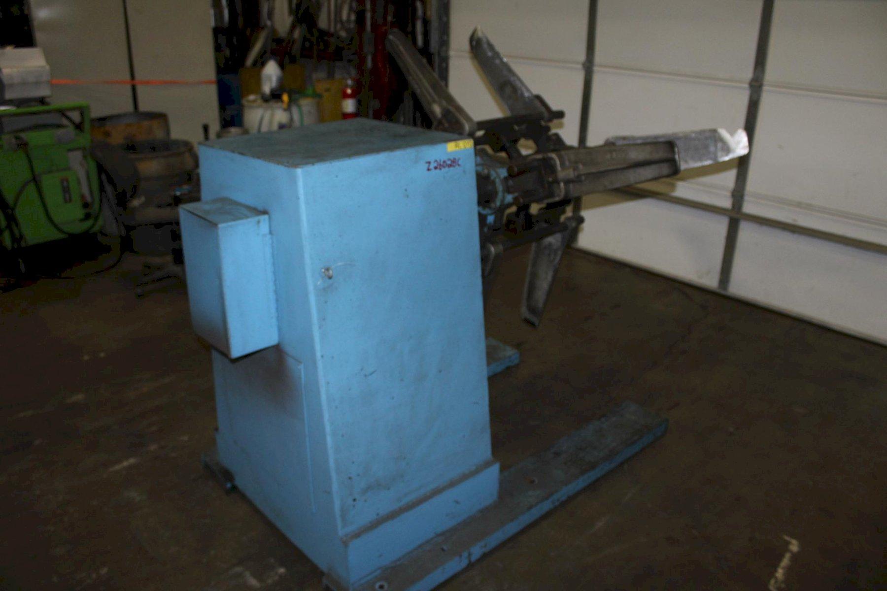 4000 lb. Jaco #JVRE-4024-01, non-motorized uncoiler, 24" width, 72" outside dimensions, 16"-20" ID, 28" - Image 4