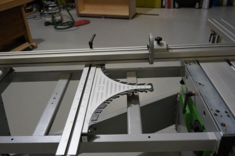 Felder #KF-700S, Sliding Table Panel Saw w/ Spindle Moulder, 110.2" sliding table length, 7.5 HP, precision - Image 4