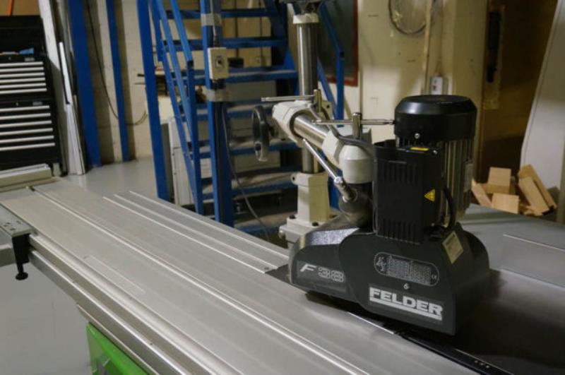 Felder #KF-700S, Sliding Table Panel Saw w/ Spindle Moulder, 110.2" sliding table length, 7.5 HP, precision - Image 5