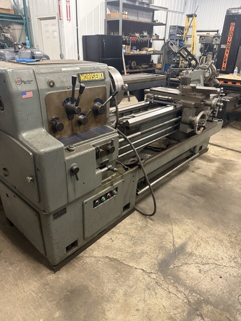 20" x 60" Mori Seiki #MR1500, lathe, 3 jaw chuck, Steady Rest - Image 2