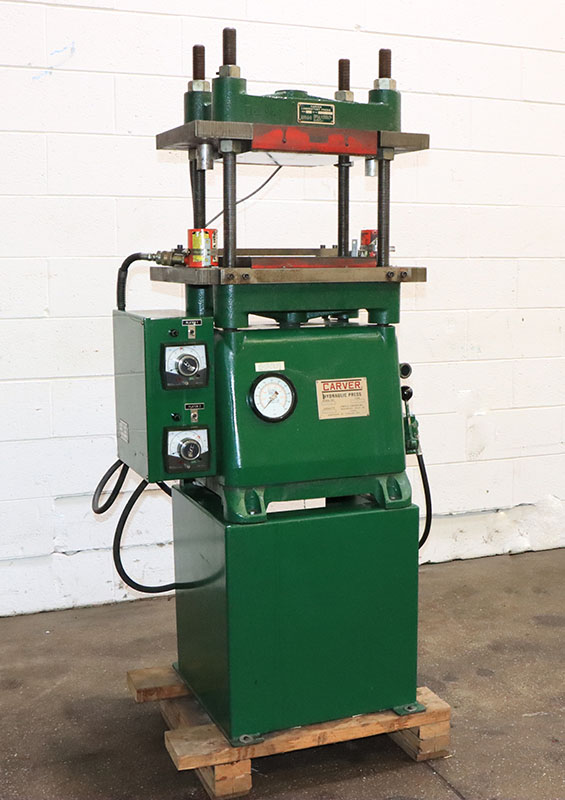30 Ton, Carver #2629, hydraulic press, 10" stroke - Image 3