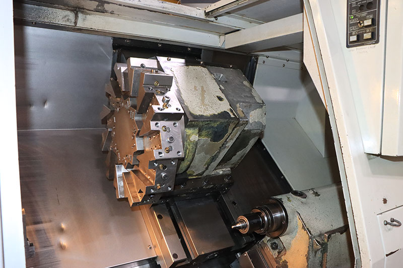23" x 25.5" Daewoo Doosan #Puma-00B, CNC Lathe, Fanuc 21iT, 10" chuck, Tlstck, Chip Conv. - Image 4