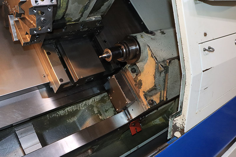 23" x 25.5" Daewoo Doosan #Puma-00B, CNC Lathe, Fanuc 21iT, 10" chuck, Tlstck, Chip Conv. - Image 5
