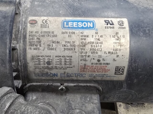 560 LB IMS #TBD1500, Dual Drum Tumbler, (2) 55 Gallon Drum Capacity, 2 HP, 230-460 V. - Image 8