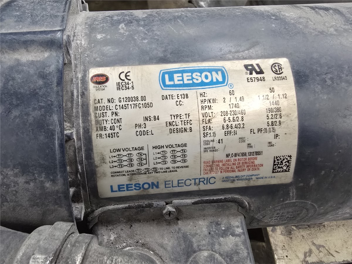 560 LB IMS #TBD1500, Dual Drum Tumbler, (2) 55 Gallon Drum Capacity, 2 HP, 230-460 V. - Image 9