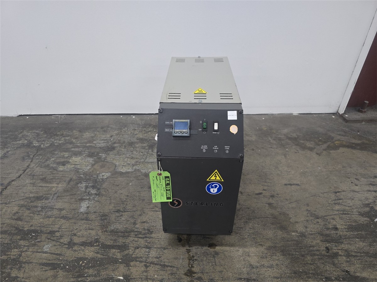 6 KW Sterling #M75, Water Temperature Control Unit, 250°F Max, 150 PSI, 0.75 HP Pump, 480 V., 2021 - Image 1