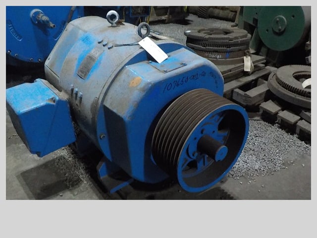 30 HP 850 RPM Tamper, Frame 683A, 240 Volts, TENV, Shunt, DC Motor - Image 1