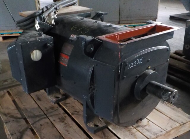 75 HP 650/1150 RPM General Electric, Frame 506AT, 240 Volts, TEUC, Stab Shunt, DC Motor - Image 1