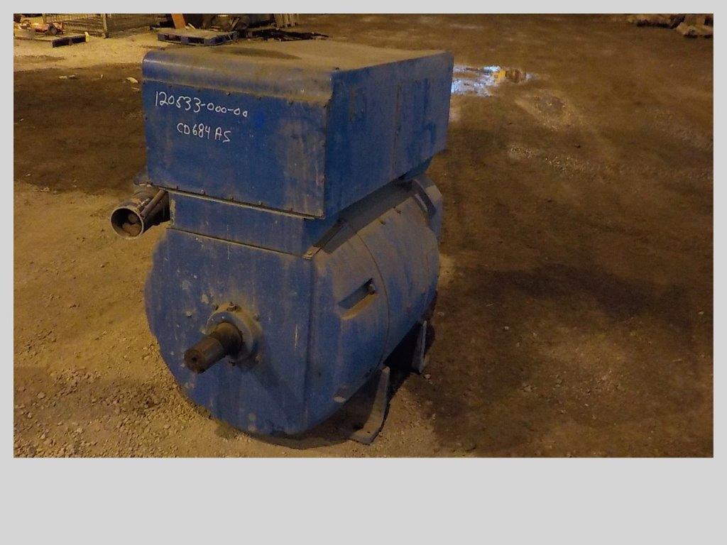 75 HP 400/1600 RPM General Electric, Frame 684AS, 240 Volts, TEUC, Shunt, DC Motor 2 available) - Image 1