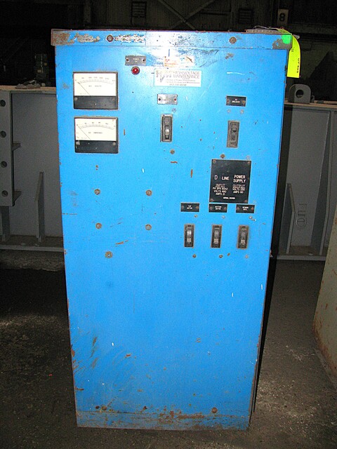15 KW, 480 Volts AC Input, 250 Volts DC Output, D-Line, AC/DC Rectifier - Image 1