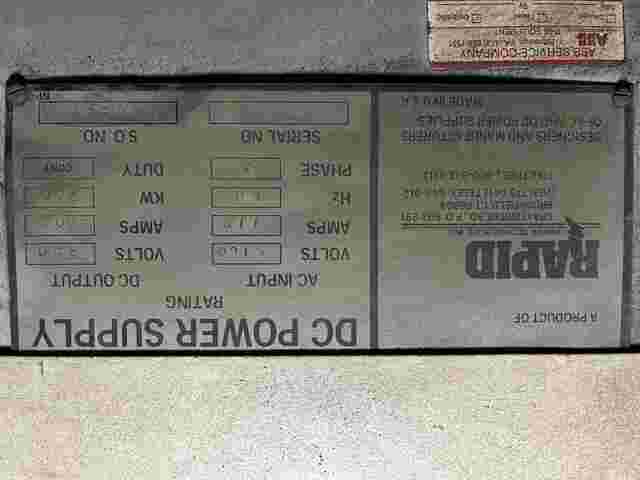 750 KW, 4160 Volts AC Input, 250 Volts DC Output, Rapid Power Technologies, AC/DC Rectifier - Image 4