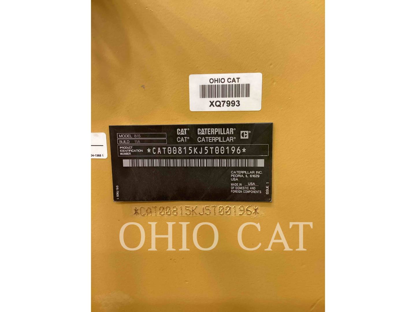 Caterpillar 815 11B, Compactor, 4311 hours, S/N: J5T00196, 2023 - Image 6
