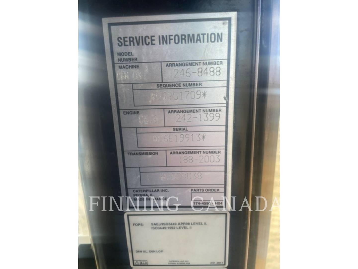 Caterpillar D6N, 10100 hours, S/N: DJY01709, 2009 - Image 6