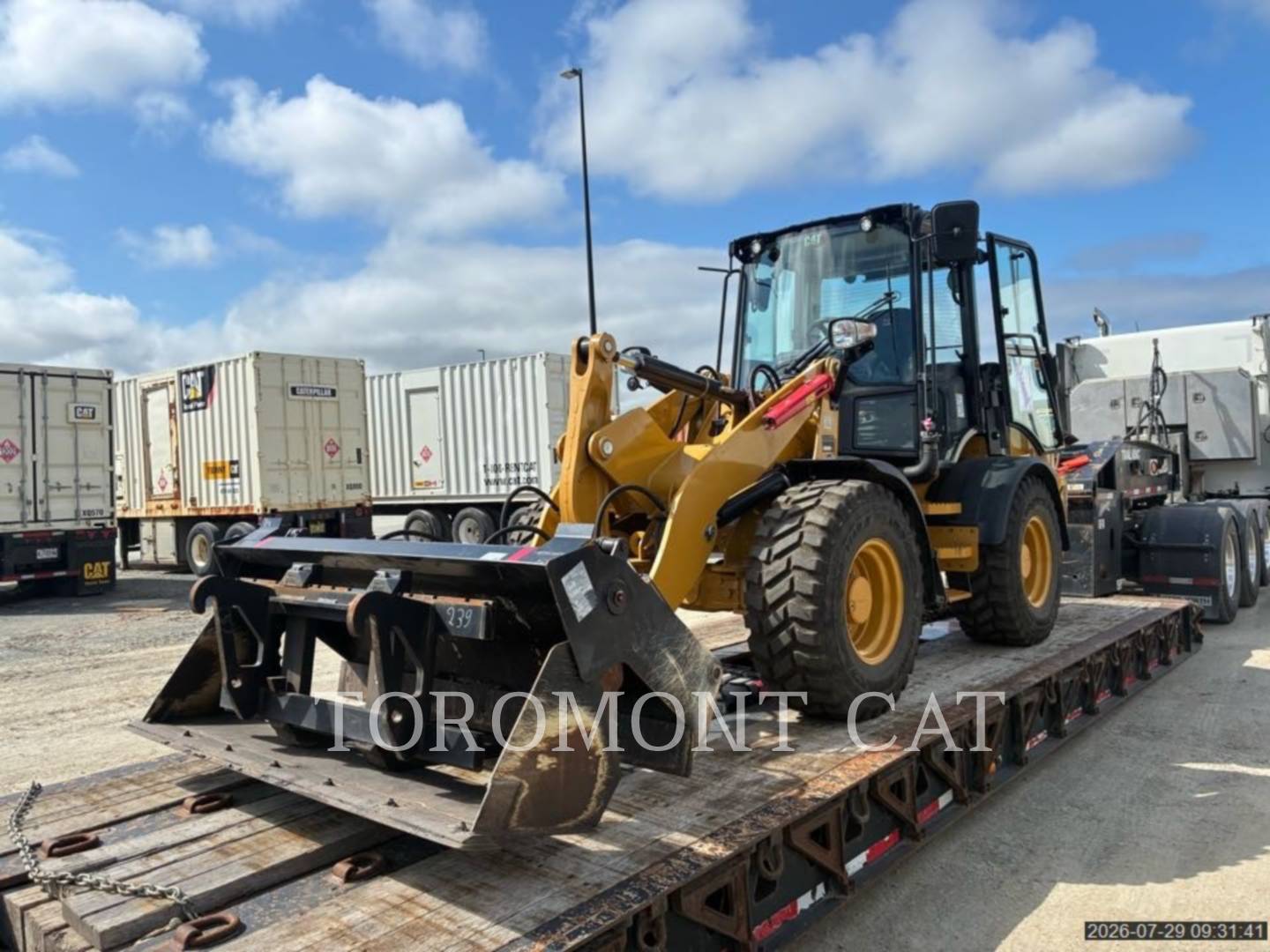 Cat 908-14, Compact Wheel Loader, 138 hours, S/N: HZ801239, 2023 - Image 1
