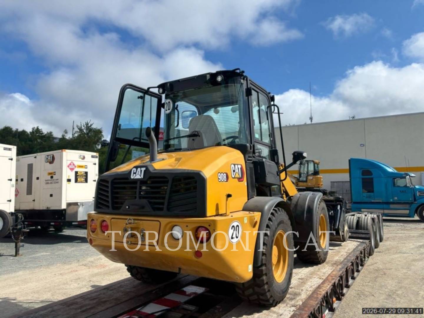 Cat 908-14, Compact Wheel Loader, 138 hours, S/N: HZ801239, 2023 - Image 3