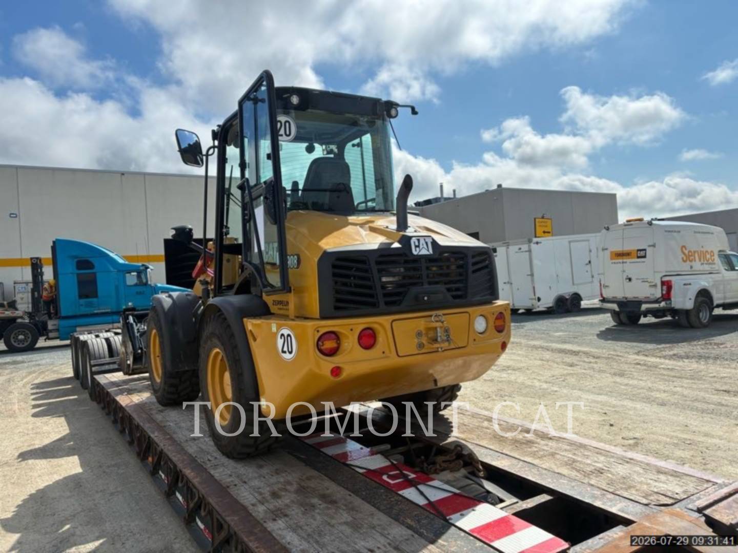 Cat 908-14, Compact Wheel Loader, 138 hours, S/N: HZ801239, 2023 - Image 4