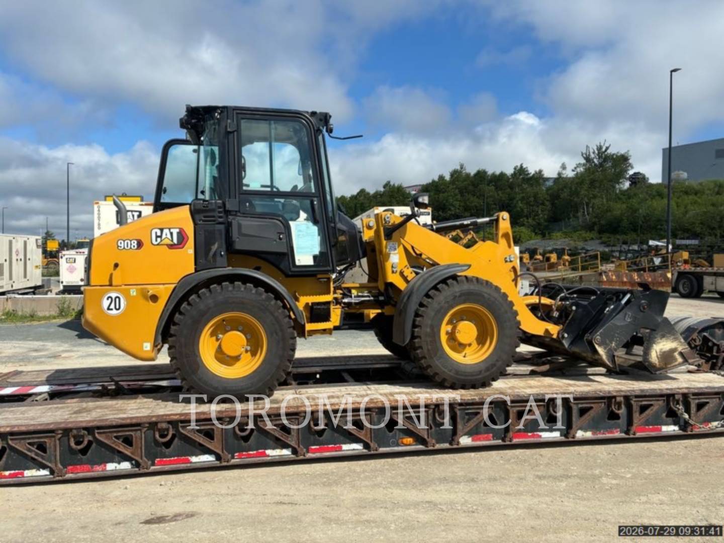 Cat 908-14, Compact Wheel Loader, 138 hours, S/N: HZ801239, 2023 - Image 7