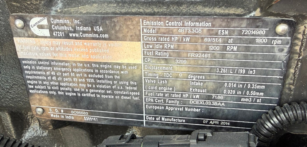 35 KW Cummins / Onan #C35-D6, Diesel Generator - Image 5