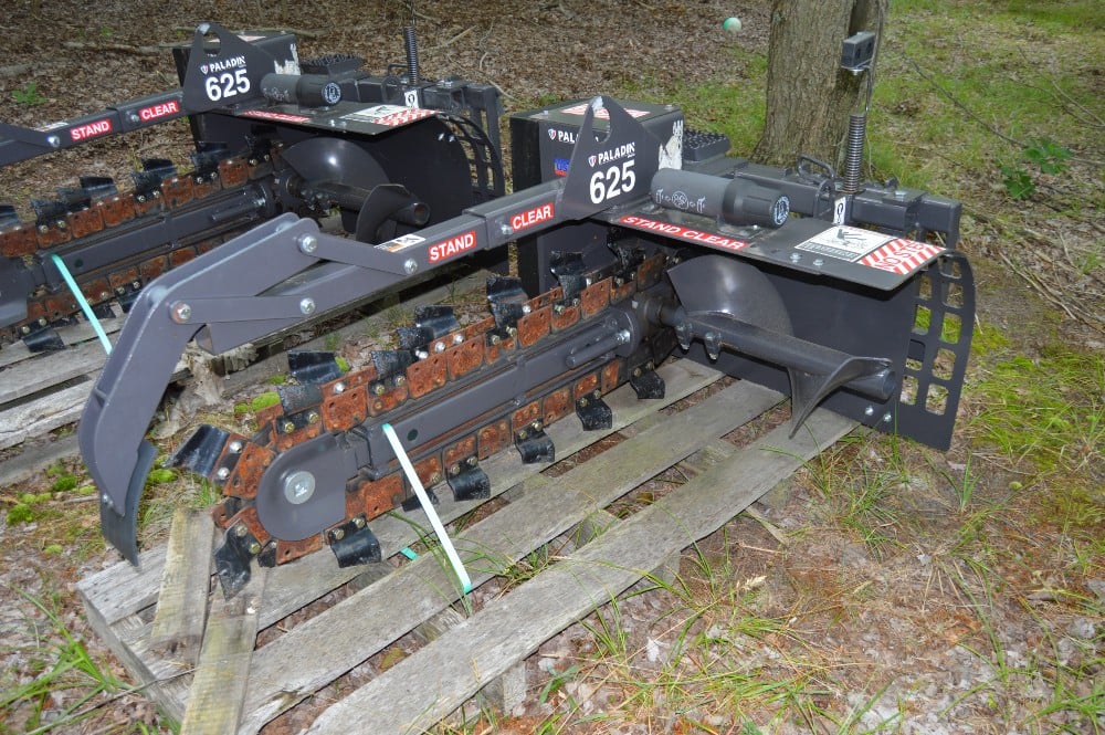 Paladin #625, Skid Loader Trencher, Wacker Neuson #1000377248, 36" - Image 1