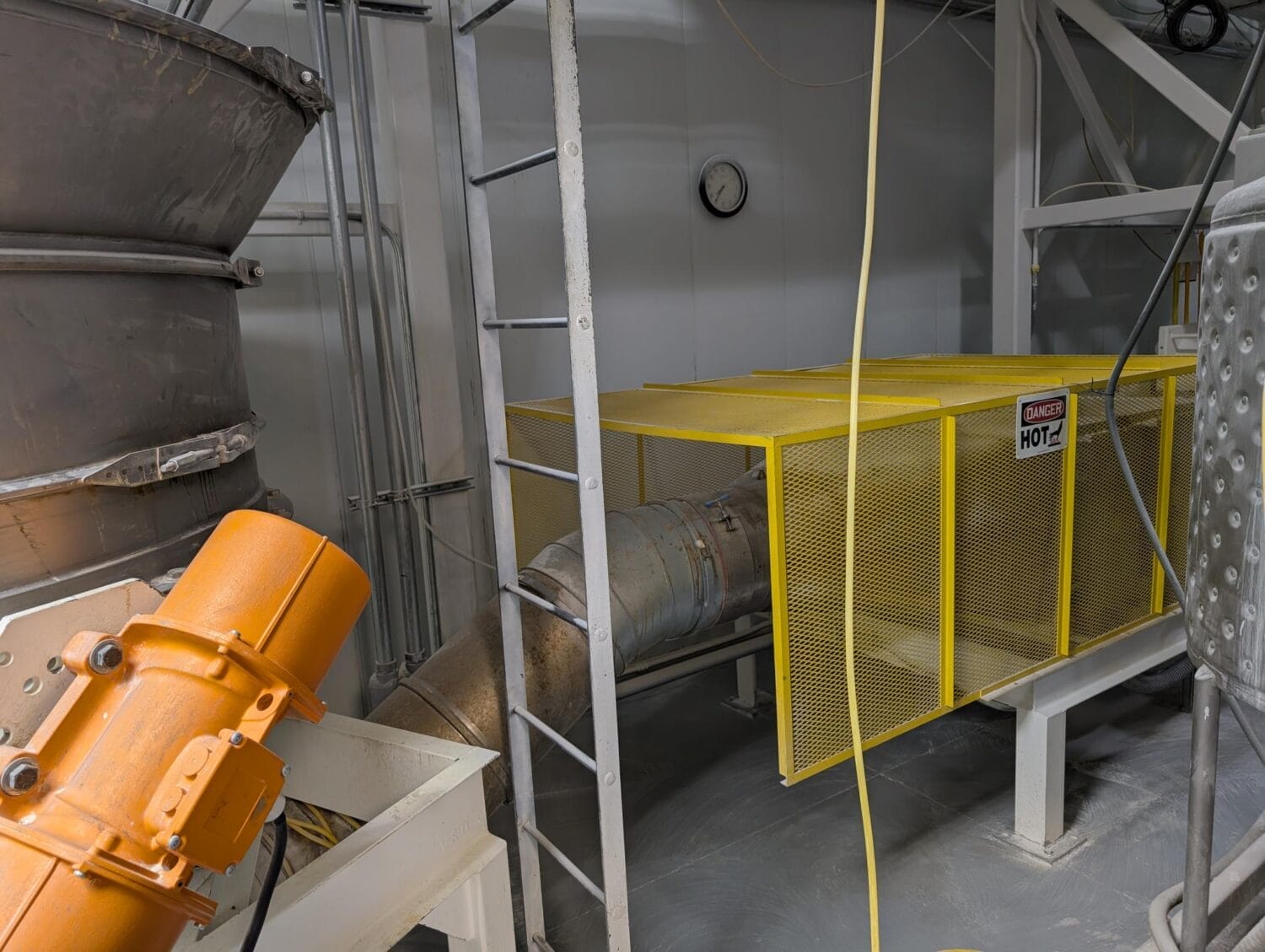 Kason #K60/72-1FBD-SS, Vibrobed fluid bed dryer, 60" diameter, 304 Stainless Steel, 2000 lbs./hr., 0.5 MM BTU - Image 2