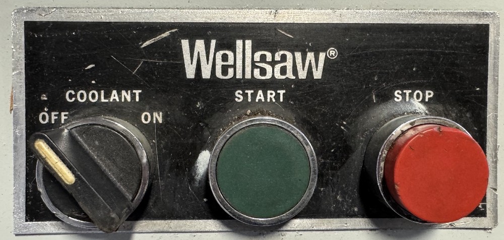 10" x 16" Wellsaw Horizontal Band Saw 1016, 50-275 FPM, 1" Blade, Coolant, 2 HP, Reconditioned - Image 7