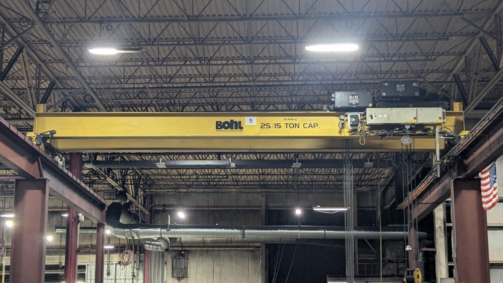 25/15 Ton, R & M, 34' 0" Span, 26' Lift, Pendant Control, VFD Bridge/Trolleys, 2012 [#2759] - Image 6