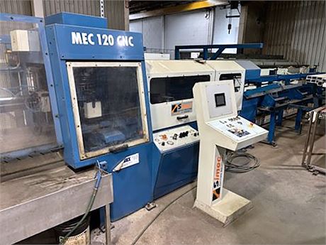 .394" -3.94" Simec #MEC-120, CNC Automatic Tube Cut Off Machine, 0.4"-1.6" bar, 118" max. cut length - Image 1
